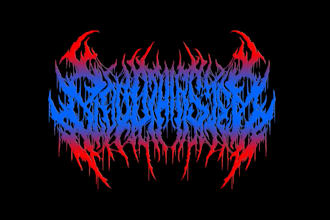 create a brutal death metal logo