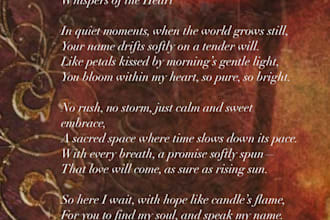 write a heartfelt custom poem for your love, soul, or story