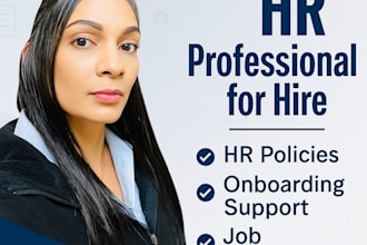 provide expert HR services including policy writing, job descriptions onboarding