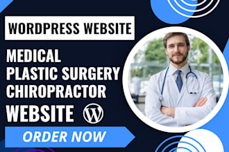 build plastic surgery website botox medical website spa chiropractor website