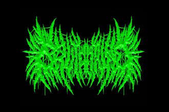 make death metal, and brutal logo for you band or brand