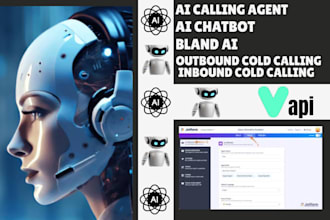 setup ai calling agent, ai voice agent, ai cold calling, inbound call, bland ai
