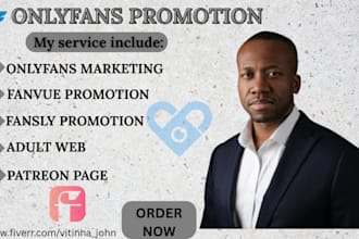 do onlyfans promotion, fanvue, patreon page, fansly and adult web promotion