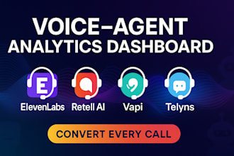 do branded elevenlabs retell ai vapi telyns voice agent analysis dashboard