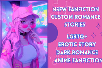 write nsfw fanfiction kinky smut comic dark romance erotica fantasy ghostwriter