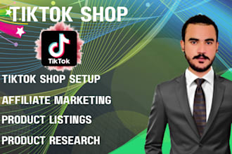setup tiktok shop and management services and create account