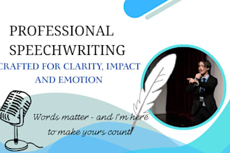 write a compelling and persuasive speech for any occasion