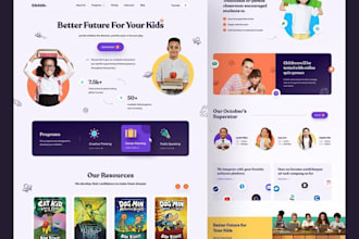 build online course website kajabi lms tutor website childcare website wordpress