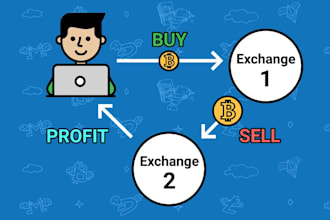 build profitable arbitrage bot, coinbase bot, crypto arbitrage on sol, eth, avax