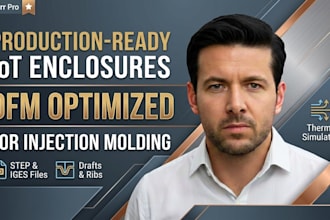 design iot electronic enclosures for injection molding and dfm