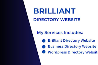 create and customize brilliant directory wordpress business directory websites