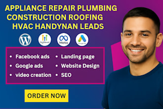 generate leads for appliance repair plumbing construction roofing hvac handyman