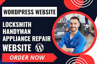 build locksmith website locksmith booking website locksmith landing page