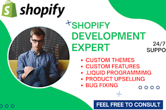 shopify custom coding shopify bug fix and custom theme development