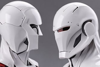 model 3d head helmet mask bust face minimature action figure cosplay character