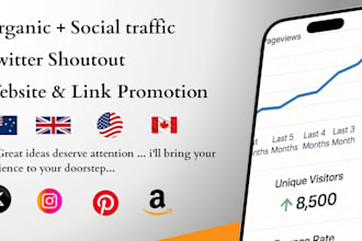 promote shoutout share website link to 100m USA UK twitter fb