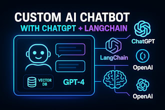 build a custom ai chatbot using chatgpt, langchain, and openai apis