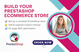 build prestashop ecommerce store for you prestashop product listing rank SEO