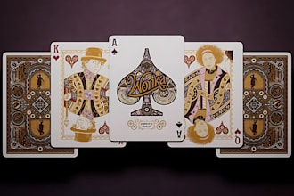 design custom playing cards poker tarot cards card game deck card illustration