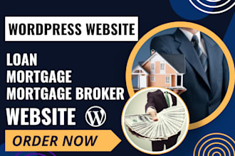 build mortgage website mortgage landing page mortgage broker site loan website