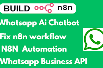 build whatsapp ai chatbot n8n automation fix n8n flow whatsapp business API