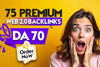 75 premium web 2 0 backlinks