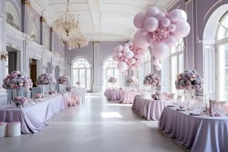 design a beautiful wedding venue, wedding planner, wedding design