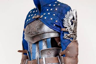 design and print 3d cosplay armor, helmets weapons, props and ship worldwide