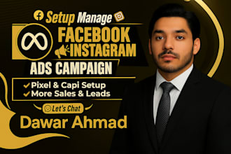 run targeted facebook and instagram ads to generate quality leads and sales