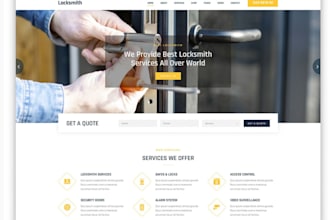 develop custom locksmith website