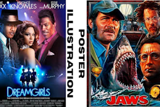 make vintage retro movie poster retro film poster music poster art deco poster