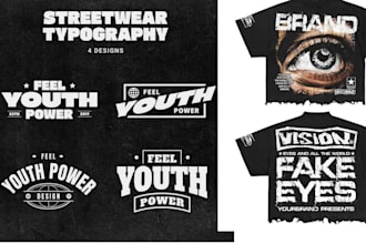 design futuristic y2k chrome logo for streetwear or clothing brand
