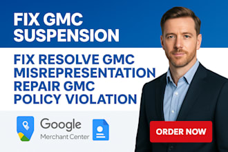 fix gmc suspension fix resolve gmc misrepresentation repair gmc policy violation
