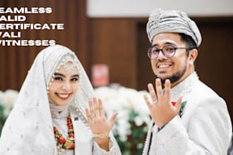 perform your online nikah ceremony with islamic certificate