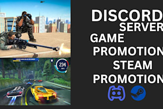 promote and advertise steam game, roblox game, fortnite map and game promotion