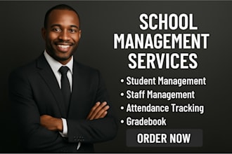 provide school management solutions for smooth operations