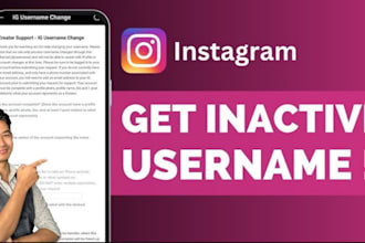 help in claiming inactive or taken instagram username
