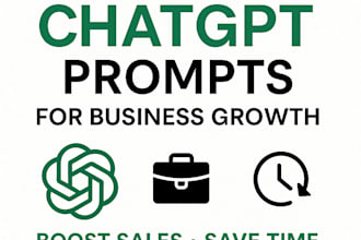 create expert chatgpt prompts to grow your business