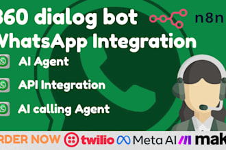 360 dialog whatsapp api chatbot n8n automation ai agent vapi ai voiceflow