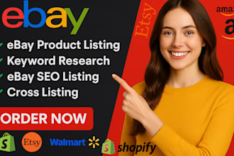 do ebay listing, ebay product listing, ebay SEO optimized, ebay product upload
