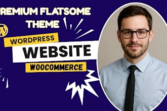 do premium flatsome theme to your wordpress website woodmart woocommerce theme
