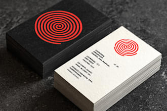 create circle business card