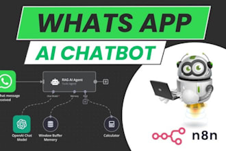 build custom n8n whatsapp chatbot whatsapp ai chatbot whatsapp chatbot automatio