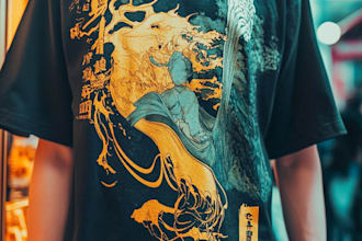 create japanese anime t shirts