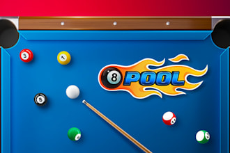 setup 8 ball game, igaming,pool game ,chess game,8 ball pool game,rash game