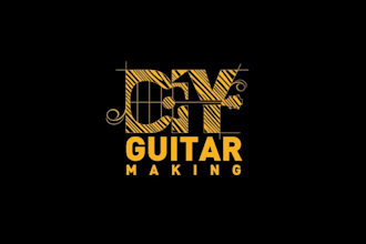 design acoustic guitar maker podcast logo