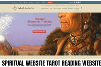create spiritual website tarot reading astrology website psychic reading website