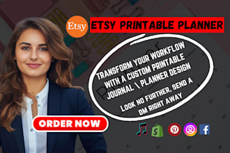 create canva editable journal, checklist,and printable workbook for KDP and etsy