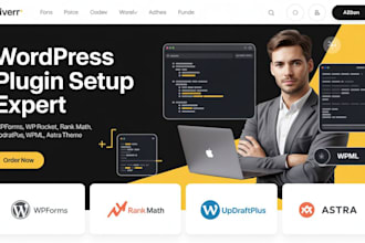optimize wordpress speed, SEO, and plugins like wp rocket, rank math, crocoblock