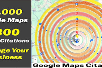 97,000 google maps citations for local SEO and gmb ranking